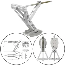 PRO PLUS Wohnwagen Stütze 1000Kg Kurbelstütze 605 x 280 mm