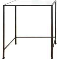 Trendline Beistelltisch Marmoroptik Metall 58 x 50 x 31