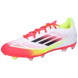 adidas F50 League FG/MG Herren Cloud White/Core Black/Solar Yellow 45 1/3