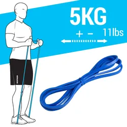 Fitness Band, Trainingsband Crosstraining 5 kg, blau, EINHEITSGRÖSSE