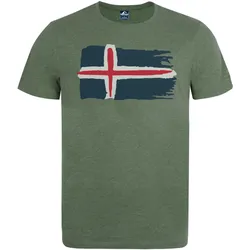 Herren T-Shirt Hekla Khakikgrün khaki 3XL