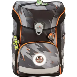 DerDieDas ErgoFlex Easy LED Schulranzen-Set 5-teilig Cyber Dino