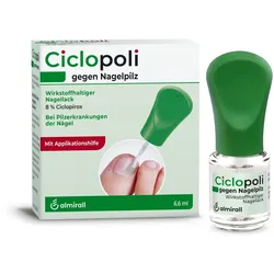 Ciclopoli gegen Nagelpilz Nagellack mit Applikationshilfe 6.6 ml Wirkstoffhaltiger Nagellack