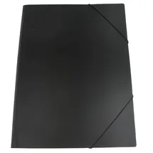 Mica Schulheft Eckspanner A3 - schwarz schwarz