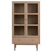 Actona GROUP Vitrine »Aston«, Schrank, 2 Glastüren, 2 Einlegeböden,