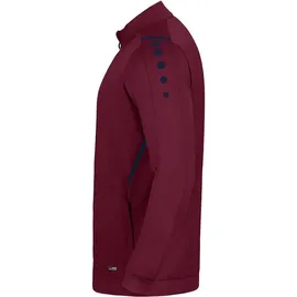 Jako Damen Polyesterjacke Challenge, Farbe:maroon/marine, Groesse:44 - Rot - 44