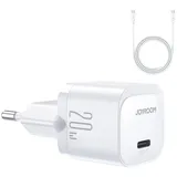 Joyroom JR-TCF02 USB-C PD 20W Wandladegerät + USB-C-Kabel – Weiß