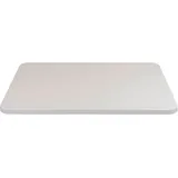 viertec Leichtbau Tischplatte, Weiß Hochglanz, 80x45x2,8cm