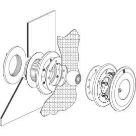 Fluidra Deutschland GmbH Einlaufdüse Multiflow Weiß 2" AG / 50 mm