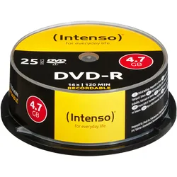 Intenso 25 x DVD-R - 4.7 GB 16x - Spindel