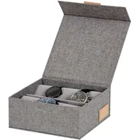 LOVE !T STORE !T Premium Uhrenbox grau 16,5 x 16,5 x 7,0 cm, 1 St.