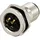TRU Components TC-12833064 Sensor/Aktor Einbaustecker M12 Stecker, Einbau Polzahl Sensoren: 4 1 St.