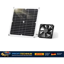 SUNYIMA Solarpanel Fan Kit 12W wetterfest
