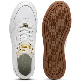 Puma Court Classic Lux Herren White/Alpine Snow/Gold 44