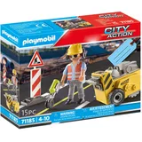 Playmobil City Action - Bauarbeiter mit Kantenfräser