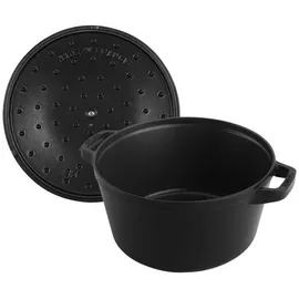 Staub Cocotte Kochtopfset 2-tlg. schwarz