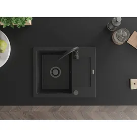 Mexen Enzo Granitspüle 576 x 465 mm Schwarz