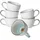 Ritzenhoff & Breker Espressotasse 0,1 l Blau 6 St.