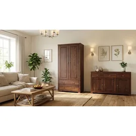 OTTO home Sideboard Gotland 147 x 89 x 40 cm Dunkelbraun