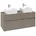 Waschbeckenunterschrank 1200x548x500 mm, 4 Auszüge , für 2 Waschbecken, C04400, Farbe: Front/Korpus: Truffle Grey, Griff: Truffle Grey