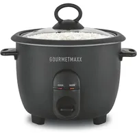 GOURMETmaxx Reiskocher schwarz 1,0 l
