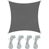 Mobili Rebecca - Rebecca Mobili Sonnendach Sonnenschirm Dunkelgrau Polyethylen Quadrat 3x3