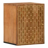 vidaXL Bad-Wandschrank 38x33x48 cm Massivholz Mango