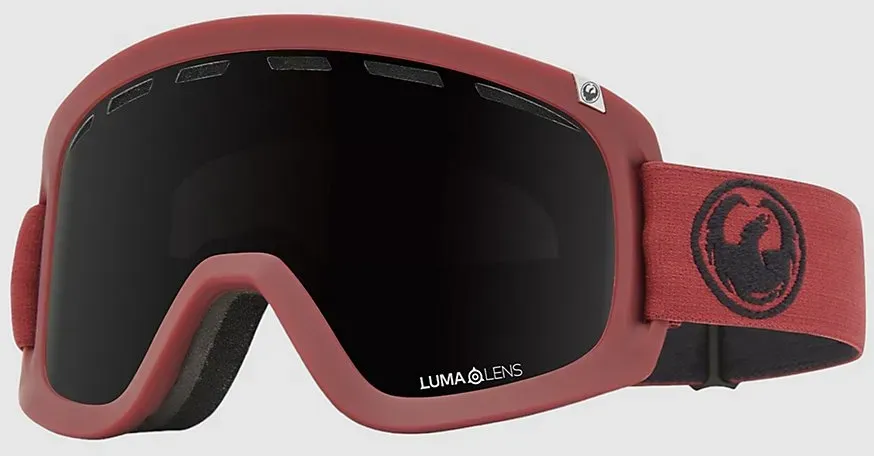 Dragon DR D1 OTG 2 Cordovan +Bonus Lens Goggle llmidnight+llamber Gr. Uni