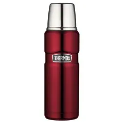 Thermos Stainless King Isolierflasche 4003.248.047 , Farbe: Cranberry