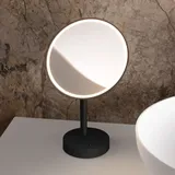 viverso Zoom me Kosmetikspiegel, mit Beleuchtung, Vergrößerung 5-fach, Stand, Akku mit USB C Eingang, VM6501MB,