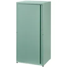 [en.casa] Burlöv Aktenschrank 88 x 40 x 35 cm grün