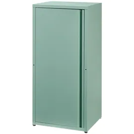 [en.casa] Burlöv Aktenschrank 88 x 40 x 35 cm grün