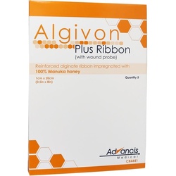 Algivon Plus Ribbon 1x20cm Alginat-Tamp Manukahoni