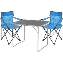 3er Campingmöbel Outdoor Camping Anglerstuhl Aluminium Tisch klappbar