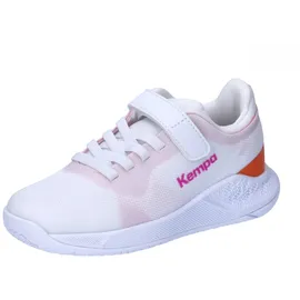 Kempa Jungen Unisex Kinder Kourtfly Kids Sport-Schuhe, weiß/lila, 28