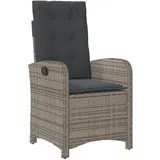 vidaXL Gartensessel 58 x 58 x 0 cm grau 1 St.