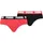 Puma Everyday Brief Rot/Schwarz S 2er Pack