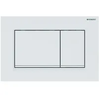 Geberit Sigma30 Betätigungsplatte für 2-Mengen-Spülung weiß matt/weiß/weiß matt lackiert/weiß 115.883.01.1