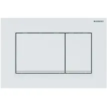 Geberit Sigma30 Betätigungsplatte für 2-Mengen-Spülung weiß matt/weiß/weiß matt lackiert/weiß 115.883.01.1