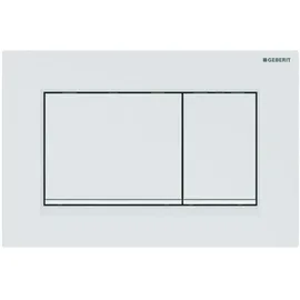 Geberit Sigma30 Betätigungsplatte für 2-Mengen-Spülung weiß matt/weiß/weiß matt lackiert/weiß 115.883.01.1
