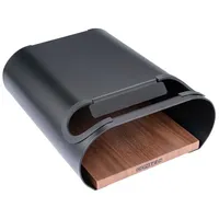 CON-TEC Bikeart Tube Fahrrad-Wandhalterung schwarz/walnuss