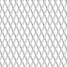 vidaXL Gittermatte Streckmetall 100 x 85 cm Silber/Edelstahl