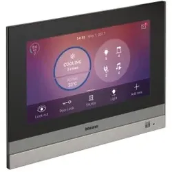 Legrand 3488 Touchscreen mit 7” Bildschirm für Hausautomation MyHome, Farbe: Schwarz