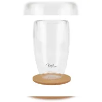 MILU Doppelwandige Latte XXL-Gläser 0,45 l 2 St.