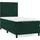 vidaXL Boxspringbett 100 x 200 cm Dunkelgrün
