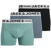 JACK & JONES SENSE TRUNKS unifarben blau/ schwarz XXL 3er Pack