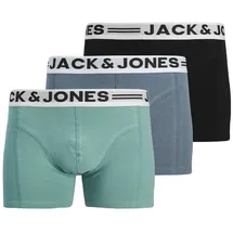 JACK & JONES SENSE TRUNKS unifarben blau/ schwarz XXL 3er Pack
