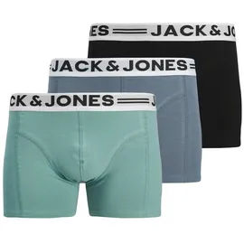 JACK & JONES SENSE TRUNKS unifarben blau/ schwarz XXL 3er Pack