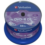 Verbatim DVD+R Dual Layer 8x - Matte Silver
