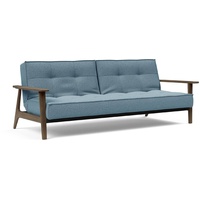 INNOVATION LIVING Schlafsofa Splitback Frej Raucheiche Stoff Light Blue